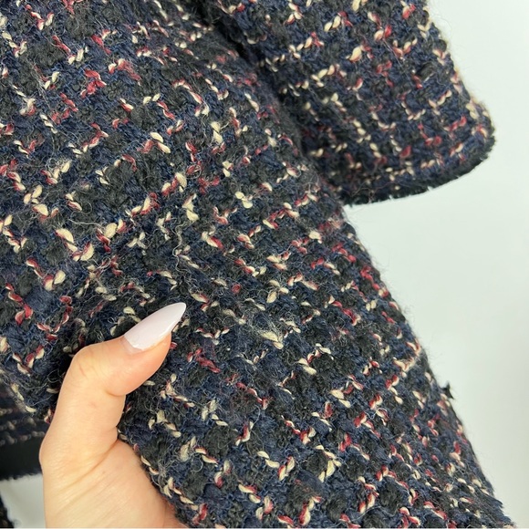 Theory tweed wool blend open front jacket size S - Picture 12 of 12